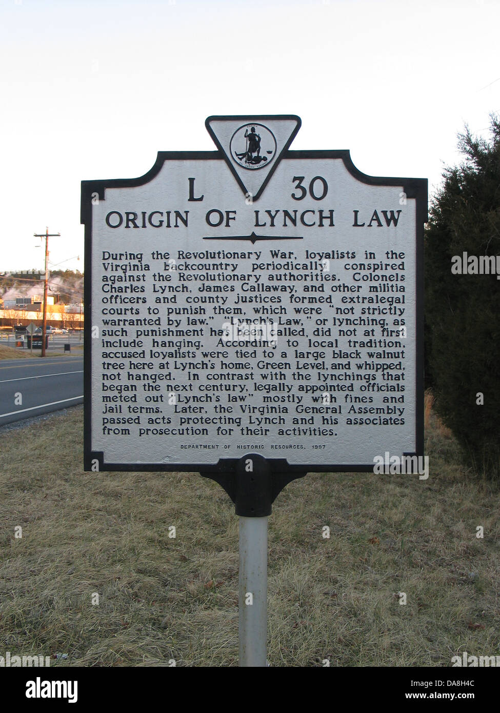 ORIGIN OF LYNCH LAW During the Revolutionary War, loyalists in the