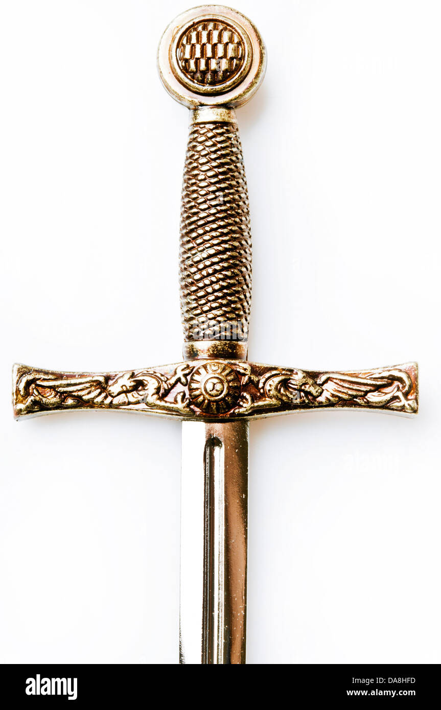 Excalibur sword model Stock Photo