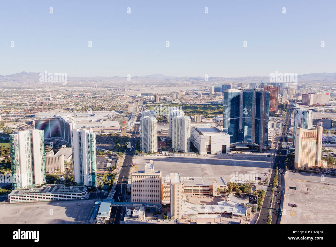 Las Vegas Cityscape As Seen From The Top Of The Stratosphere Tower 