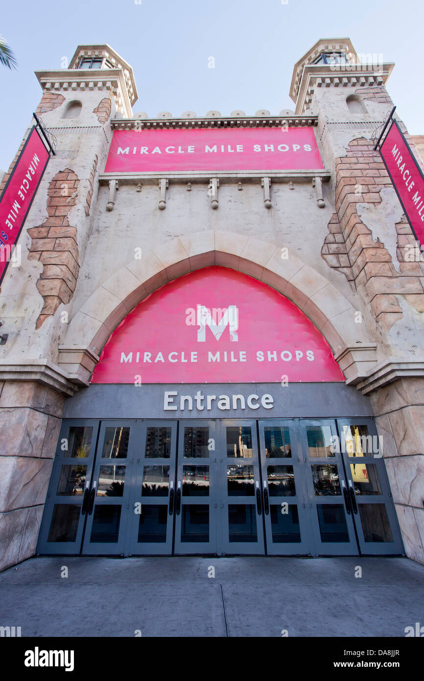 Miracle Mile Shops and Casino, The Strip, Las Vegas, Nevada, USA Stock