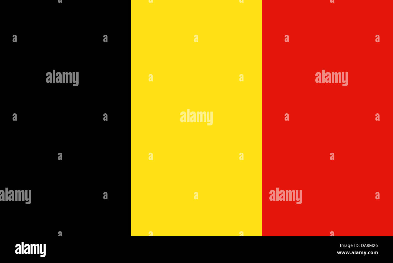 Belgium flag Stock Photo