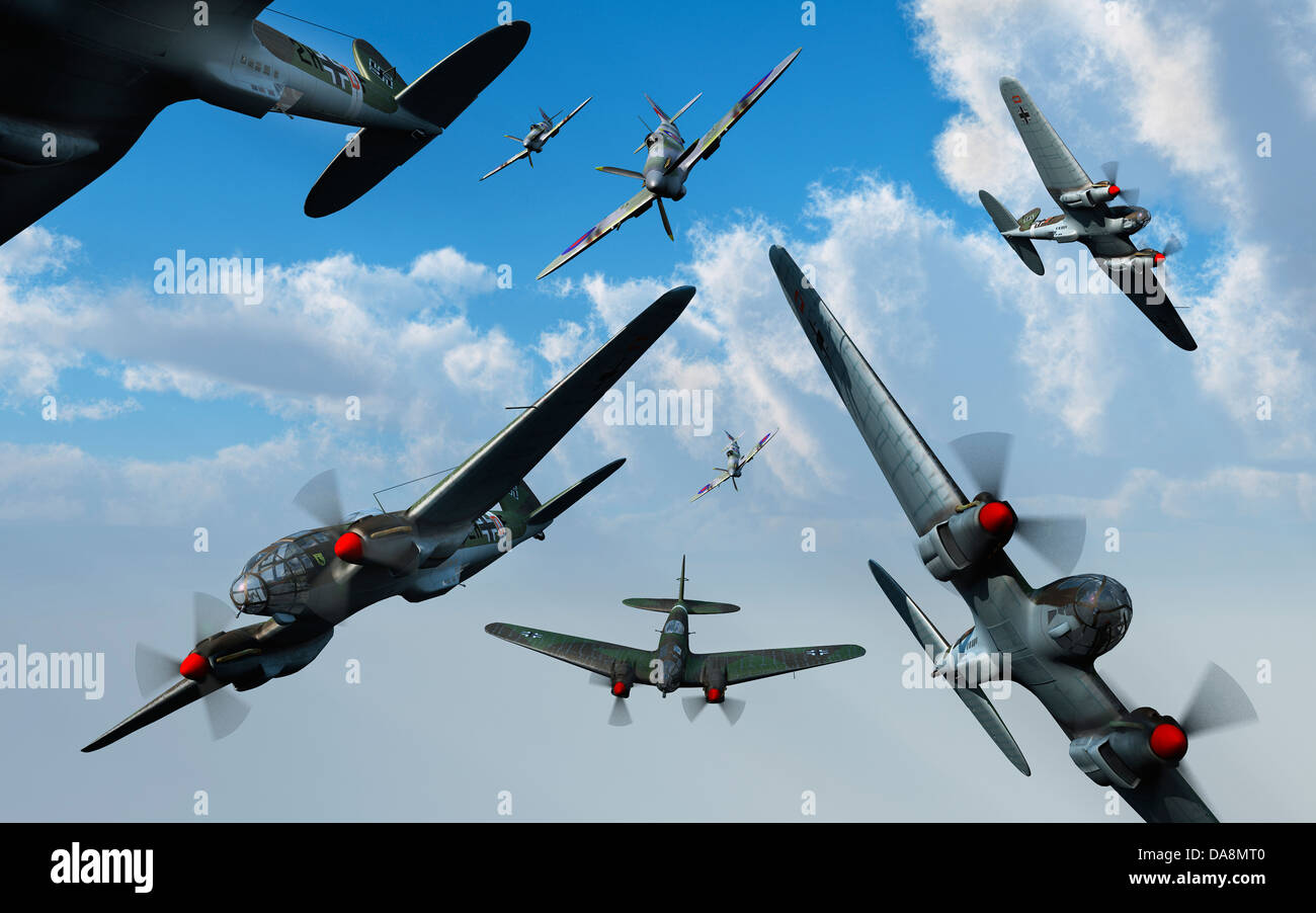 The Battle Of Britain Stock Photo - Alamy