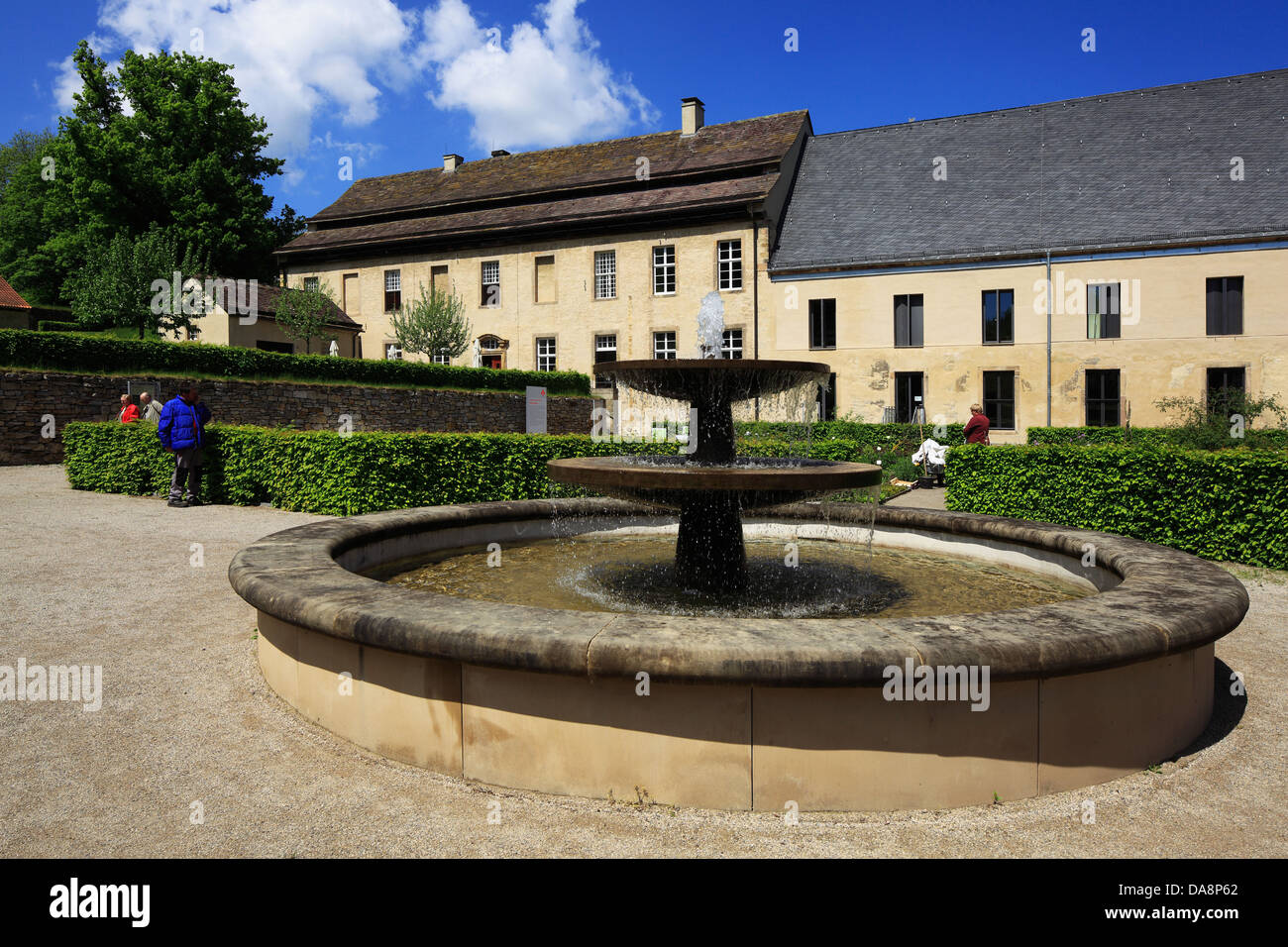 Konventgarten im Kloster Dalheim in Lichtenau, Ostwestfalen-Lippe, Nordrhein-Westfalen Stock Photo