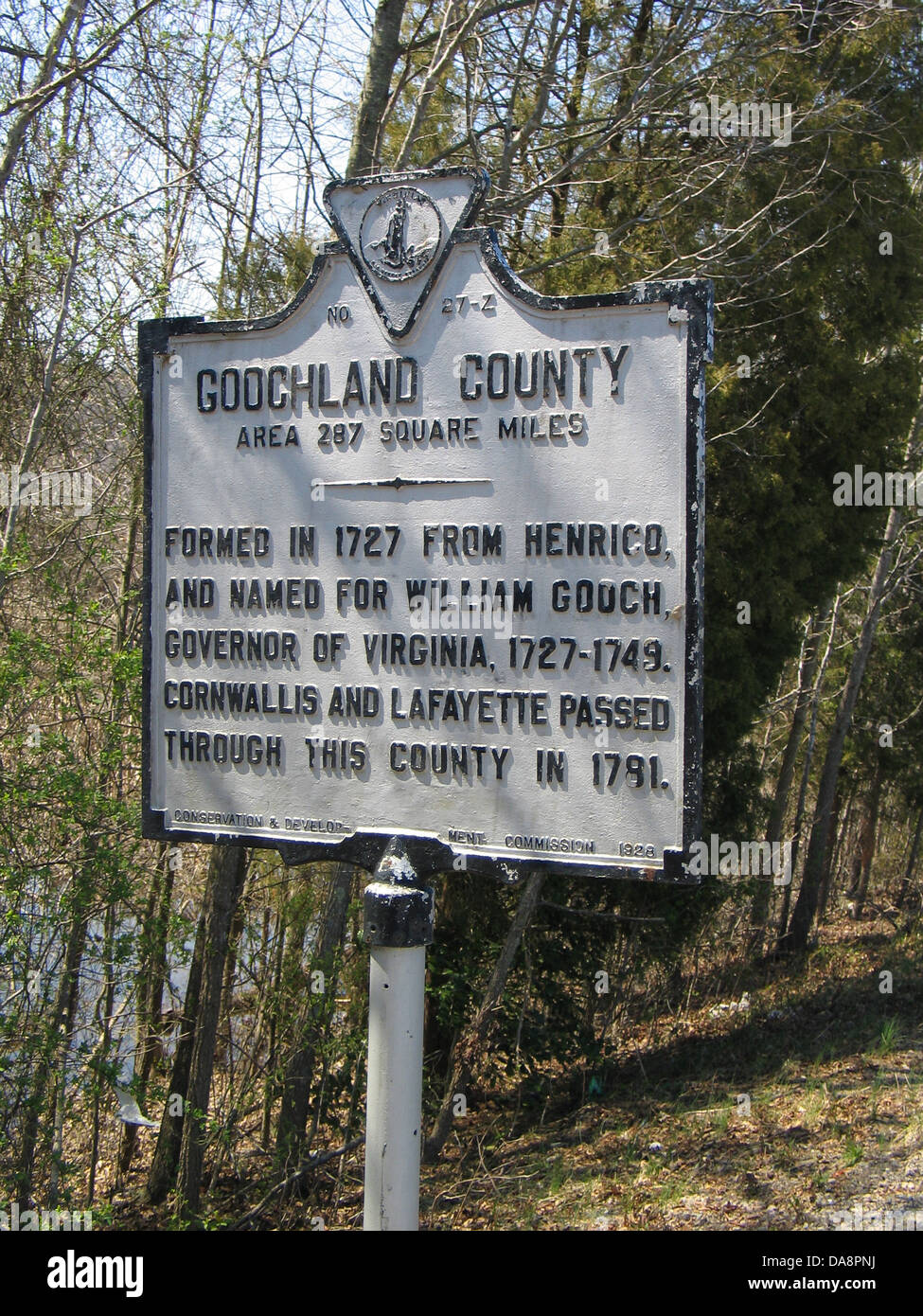 GOOCHLAND COUNTY Area 287 Square Miles Formed in 1727 from Henrico, and