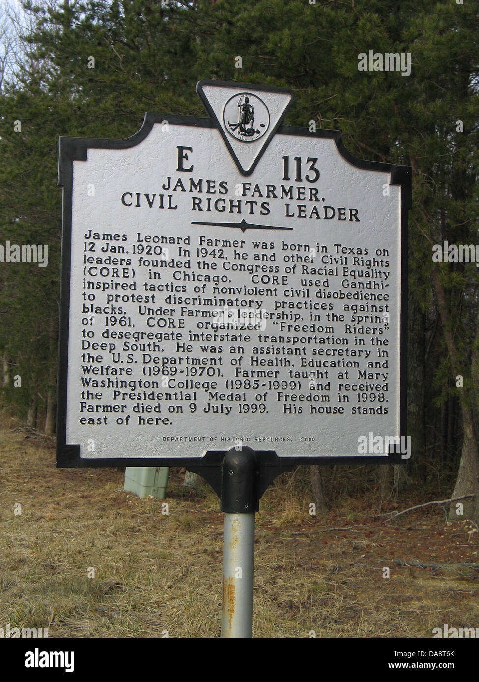 JAMES FARMER, CIVIL RIGHTS LEADER James Leonard Farmer was born in Texas on 12 Jan. 1920. In