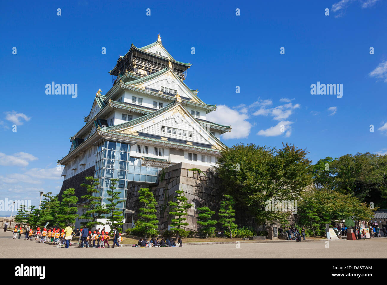 Japan, Honshu, Kansai, Osaka, Osaka Castle Stock Photo Alamy