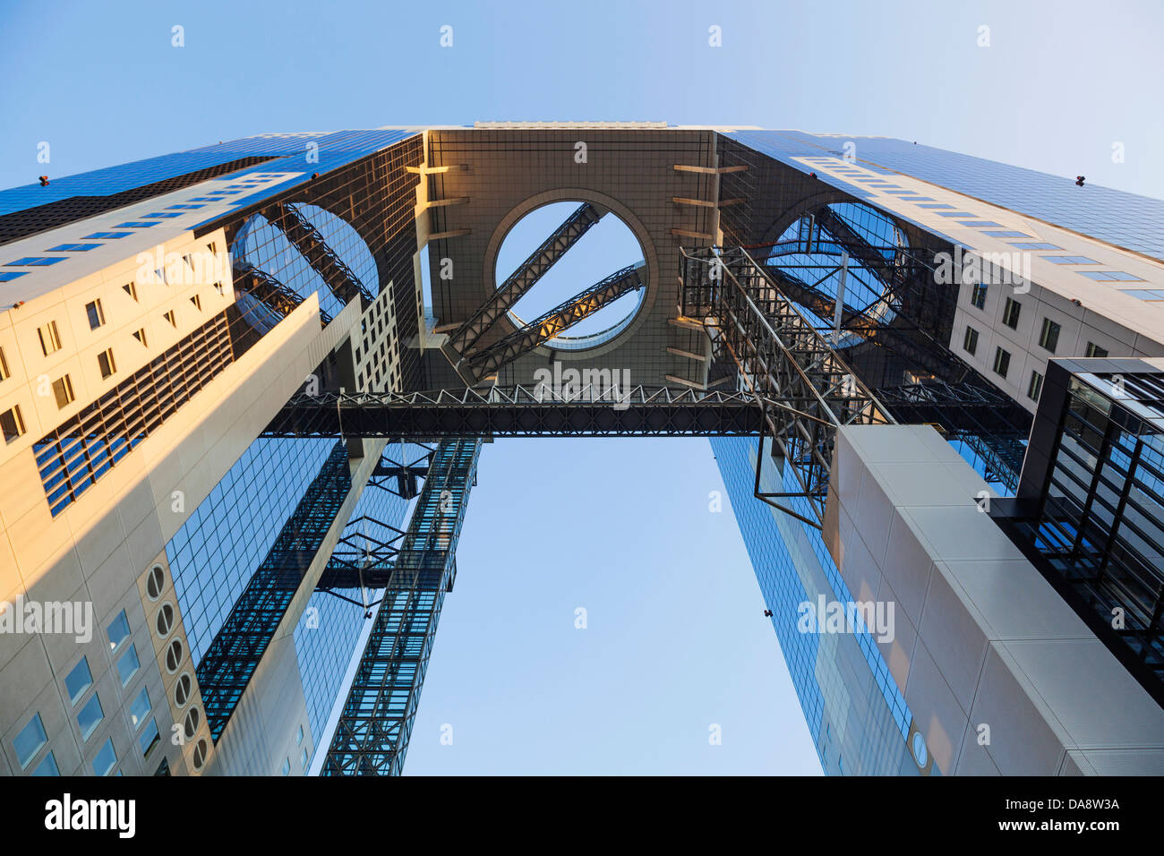 Japan, Honshu, Kansai, Osaka, Umeda, Umeda Sky Building and The Floating Garden Observatory