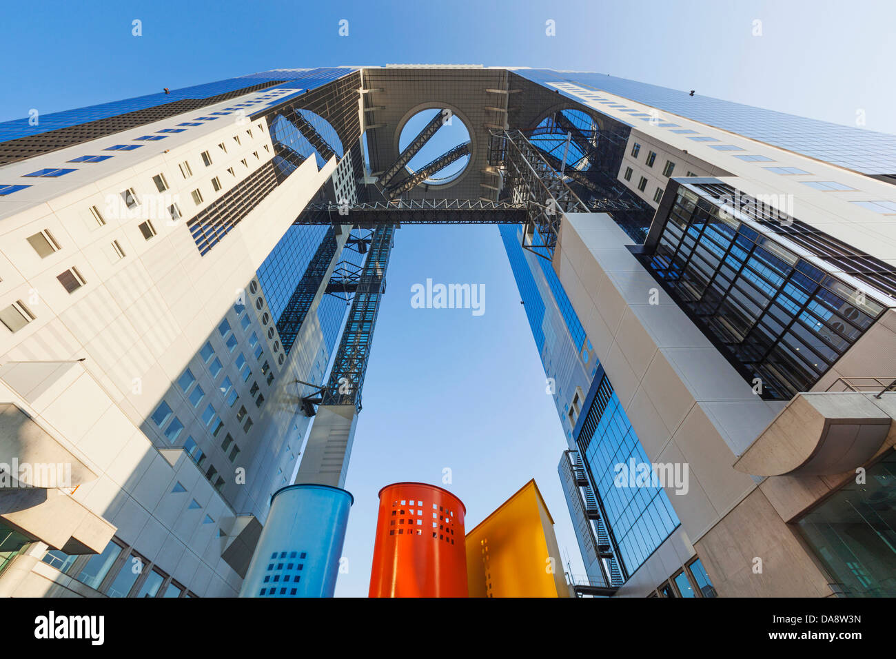 Japan, Honshu, Kansai, Osaka, Umeda, Umeda Sky Building and The ...