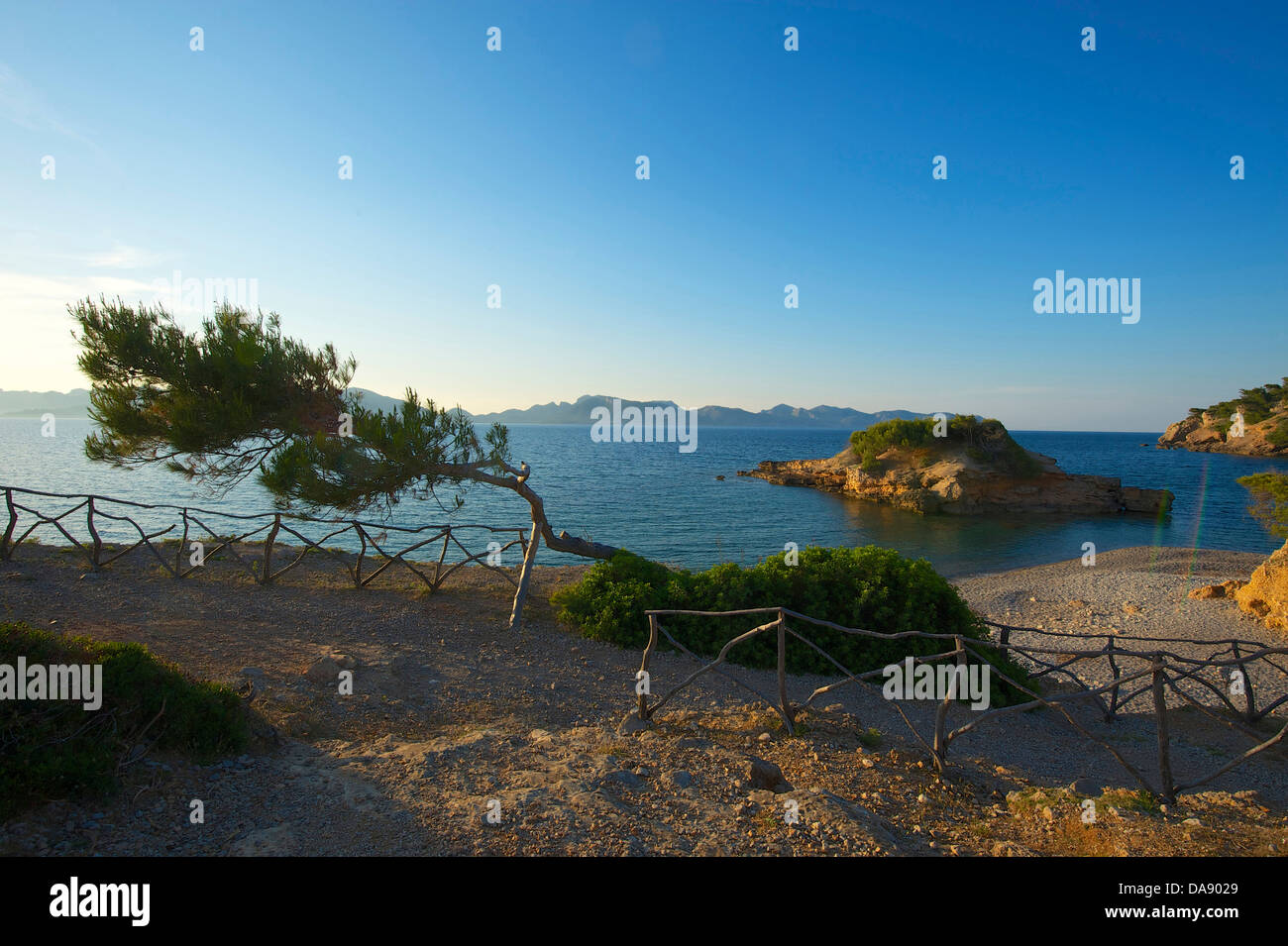Balearic Islands, Majorca, Mallorca, Spain, Europe, outside, Platja s'Illot, coast, seashore, coasts, seashores, coastal scenery Stock Photo