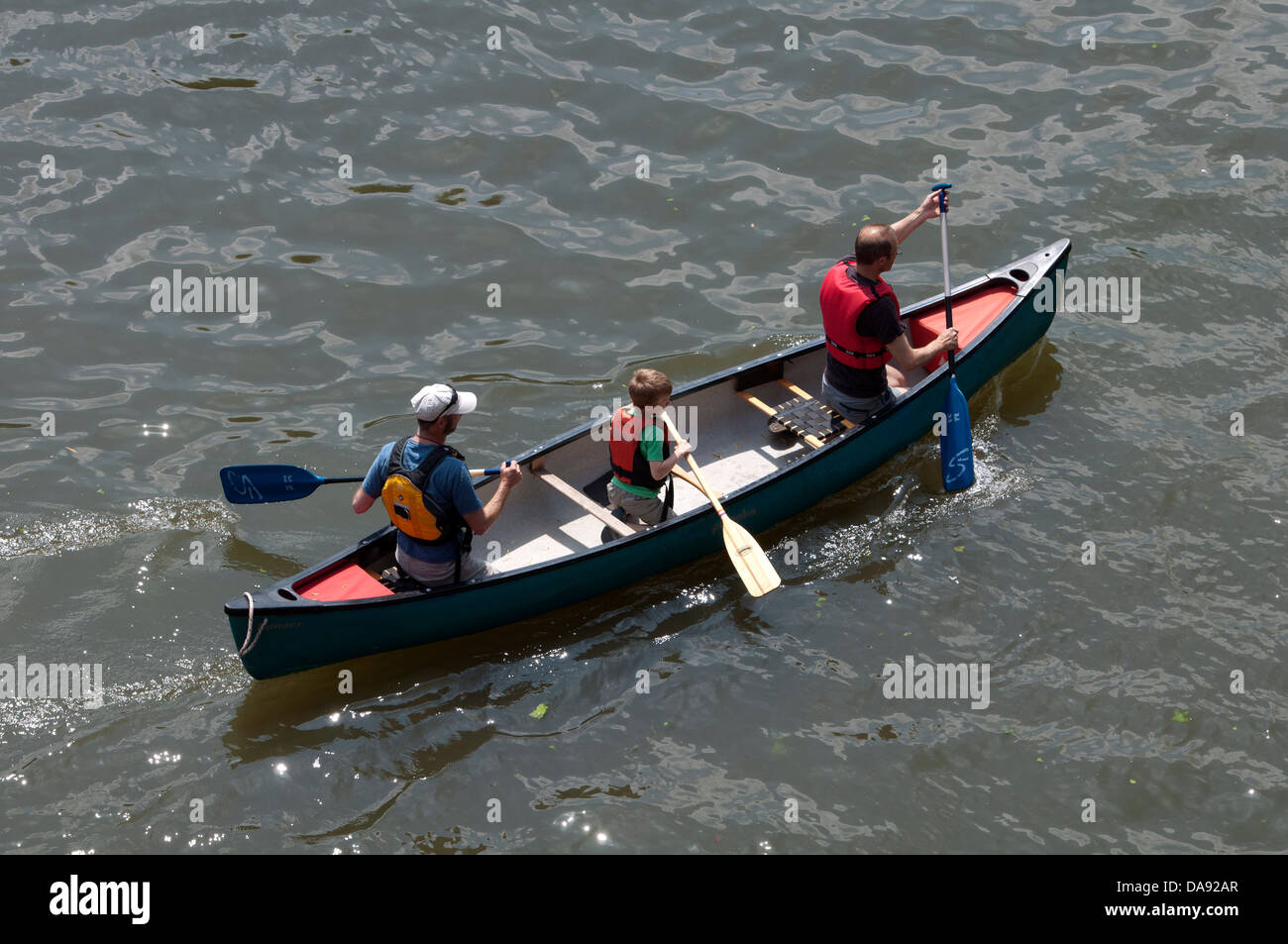 Canoe on the River Avon, StratforduponAvon, UK Stock Photo Alamy