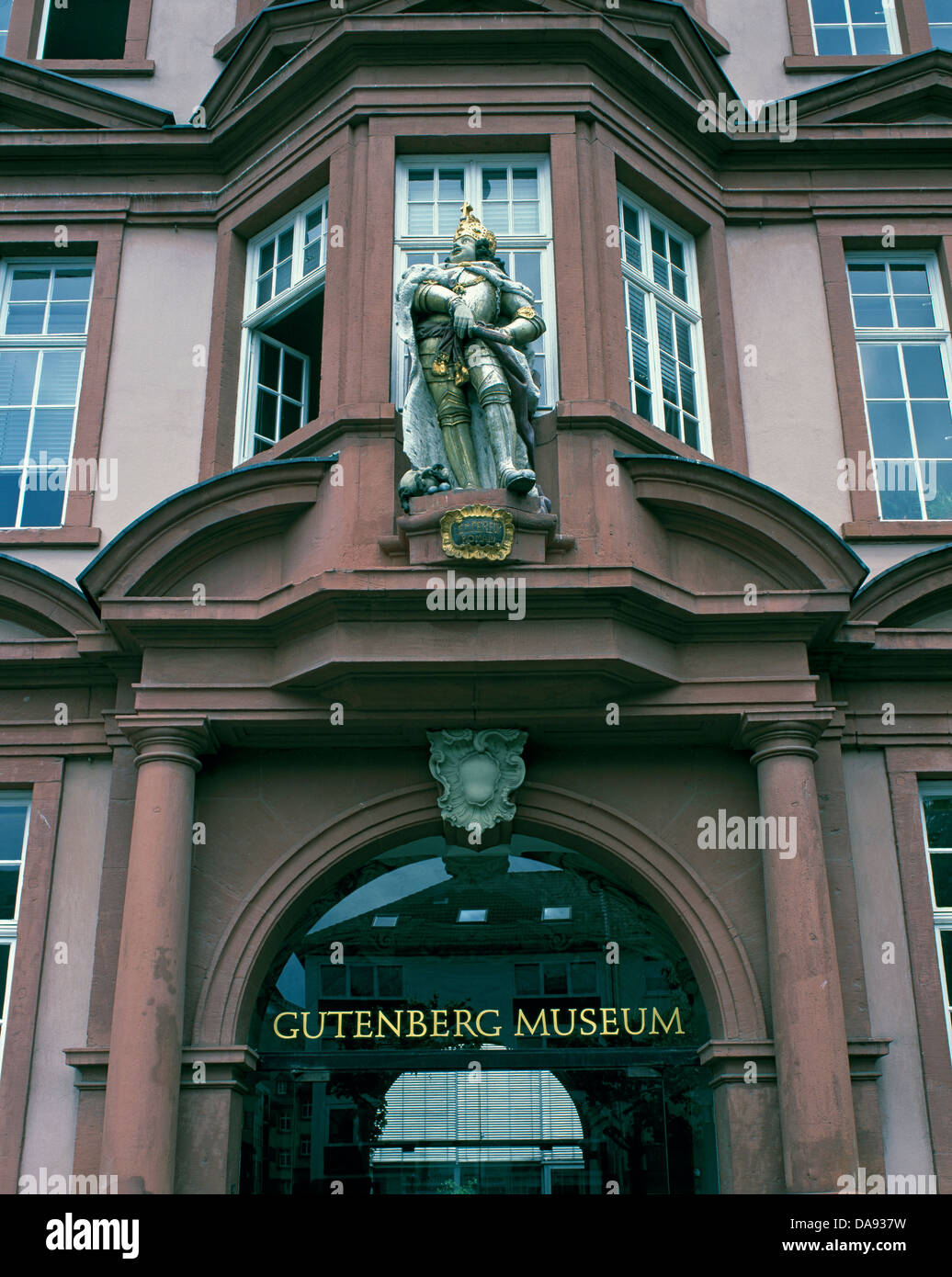 Germany, Europe, Mainz, Rhine, Rhine Main area, Rhineland-Palatinate, Gutenberg museum, Johannes Gutenberg, printing, art, lette Stock Photo