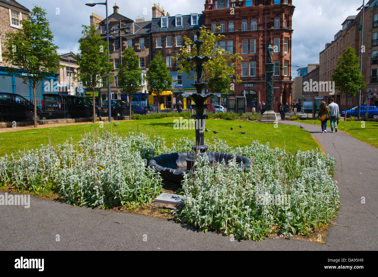 Nicholson square gardens park old town Edinburgh Scotland Britain UK