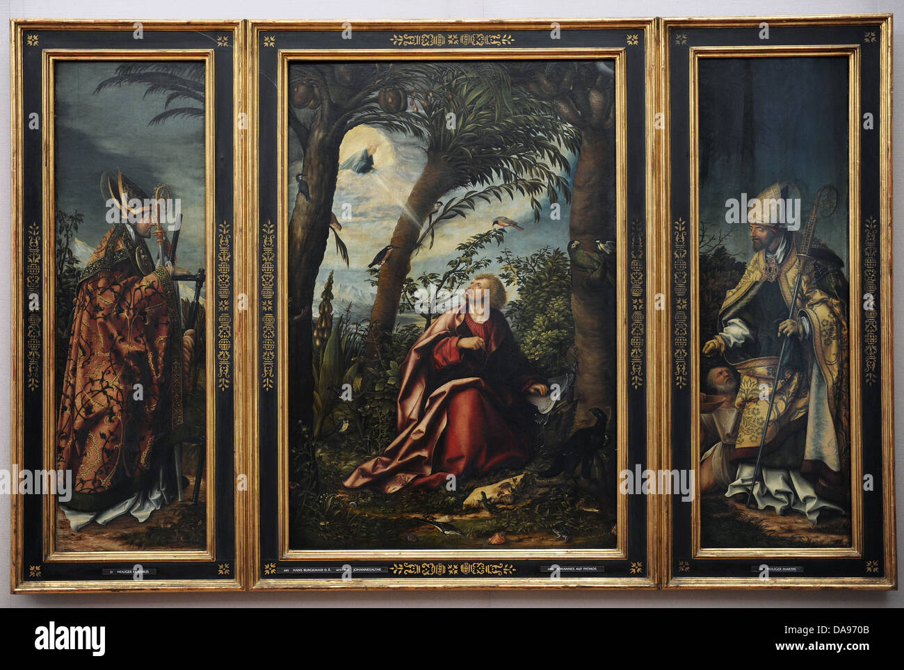 Hans Burgkmair the Elder (1473-1531). German painter. Saint John Altarpiece, 1518. Stock Photo