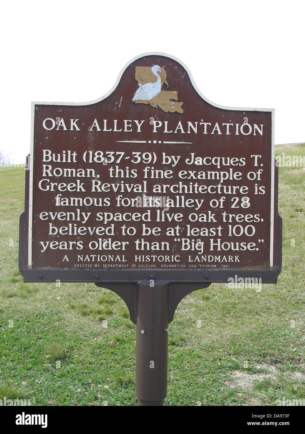 Roman Oak OAK ALLEY PLANTATION Built (1837-39) by Jacques T. Roman, this fine ...