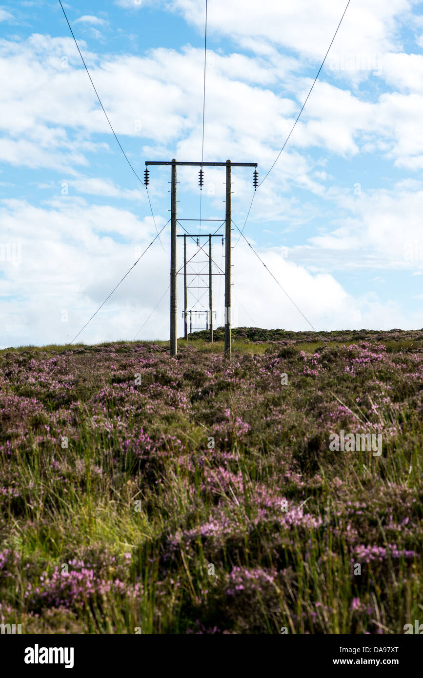Power line lines hi-res stock photography and images - Alamy
