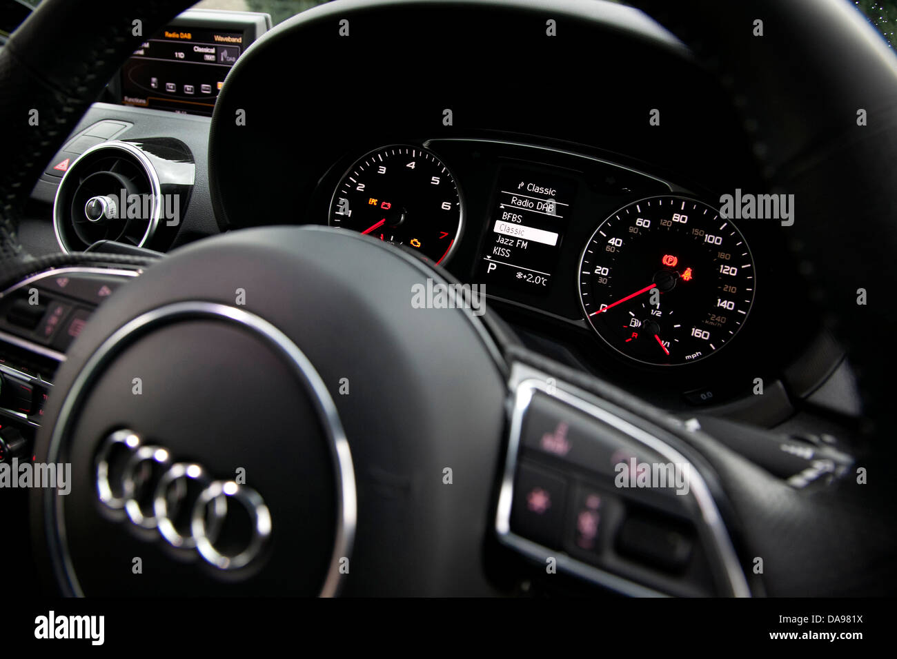 Audi A1 DAB Radio Stock Photo - Alamy