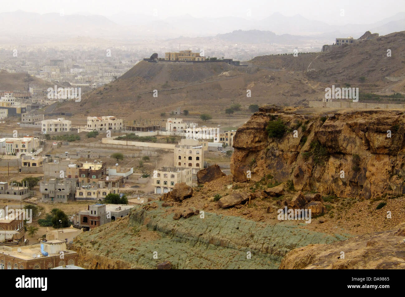 Republic of Yemen, Sana'a, Near East. One of the oldest continuously inhabited cities and one of the ighest capital cities. Stock Photo