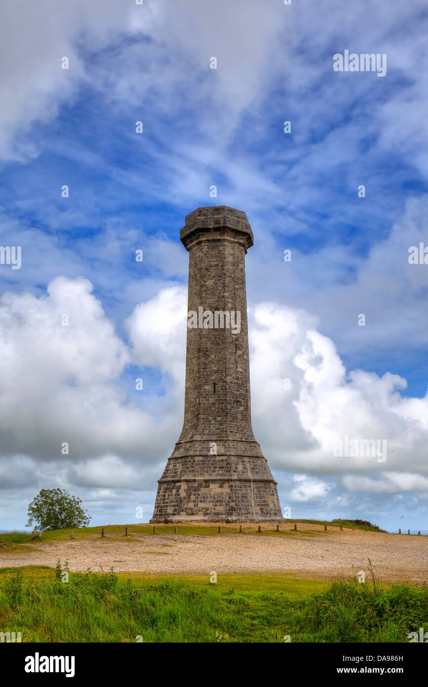 Hardy Monument, Dorset, United Kingdom Stock Photo