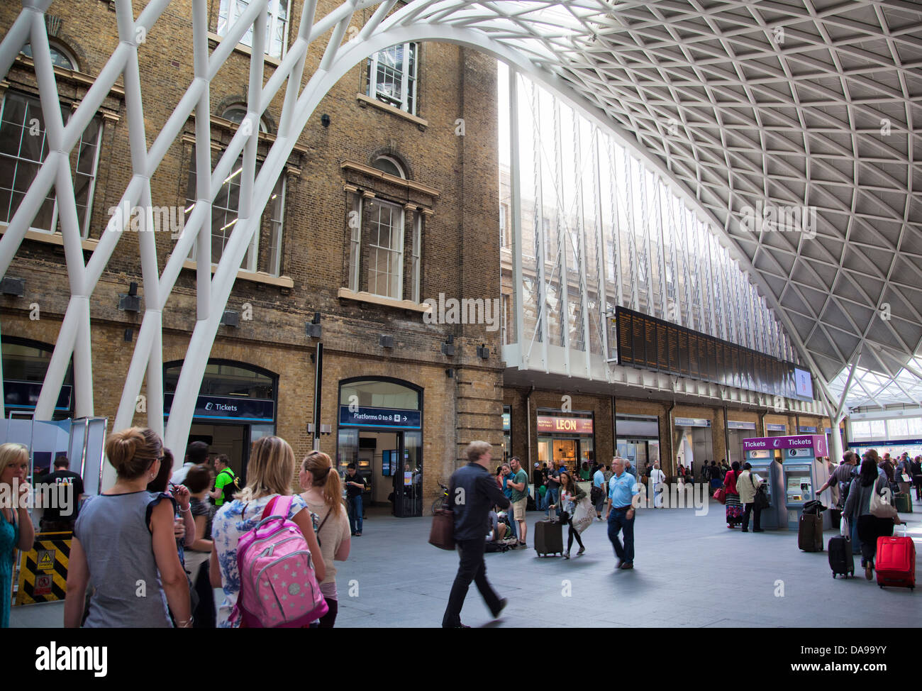 Kings Cross Station London UK Stock Photo Alamy