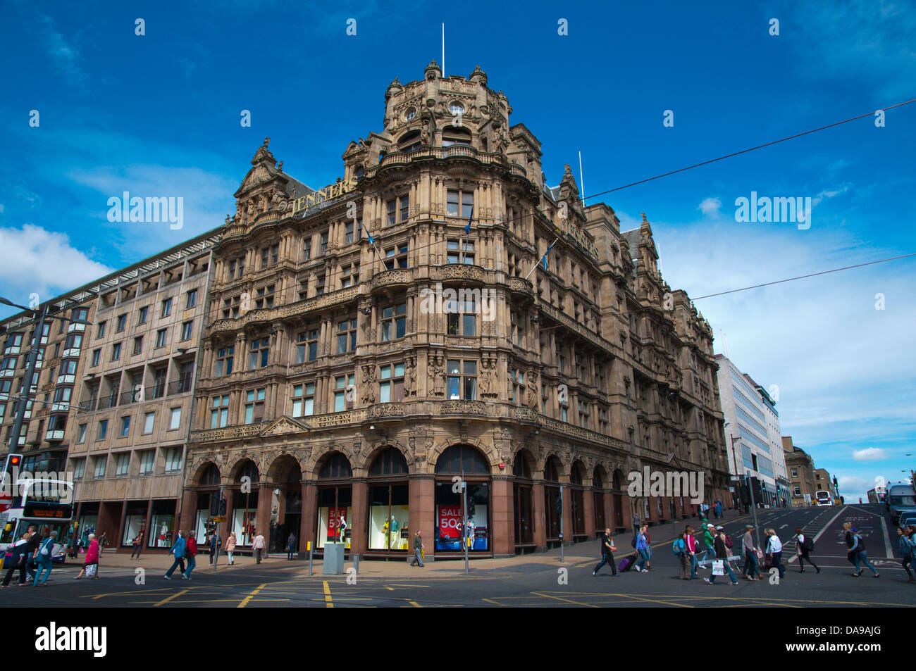 Jenners Edinburgh Building, Princes Street and South St David Street