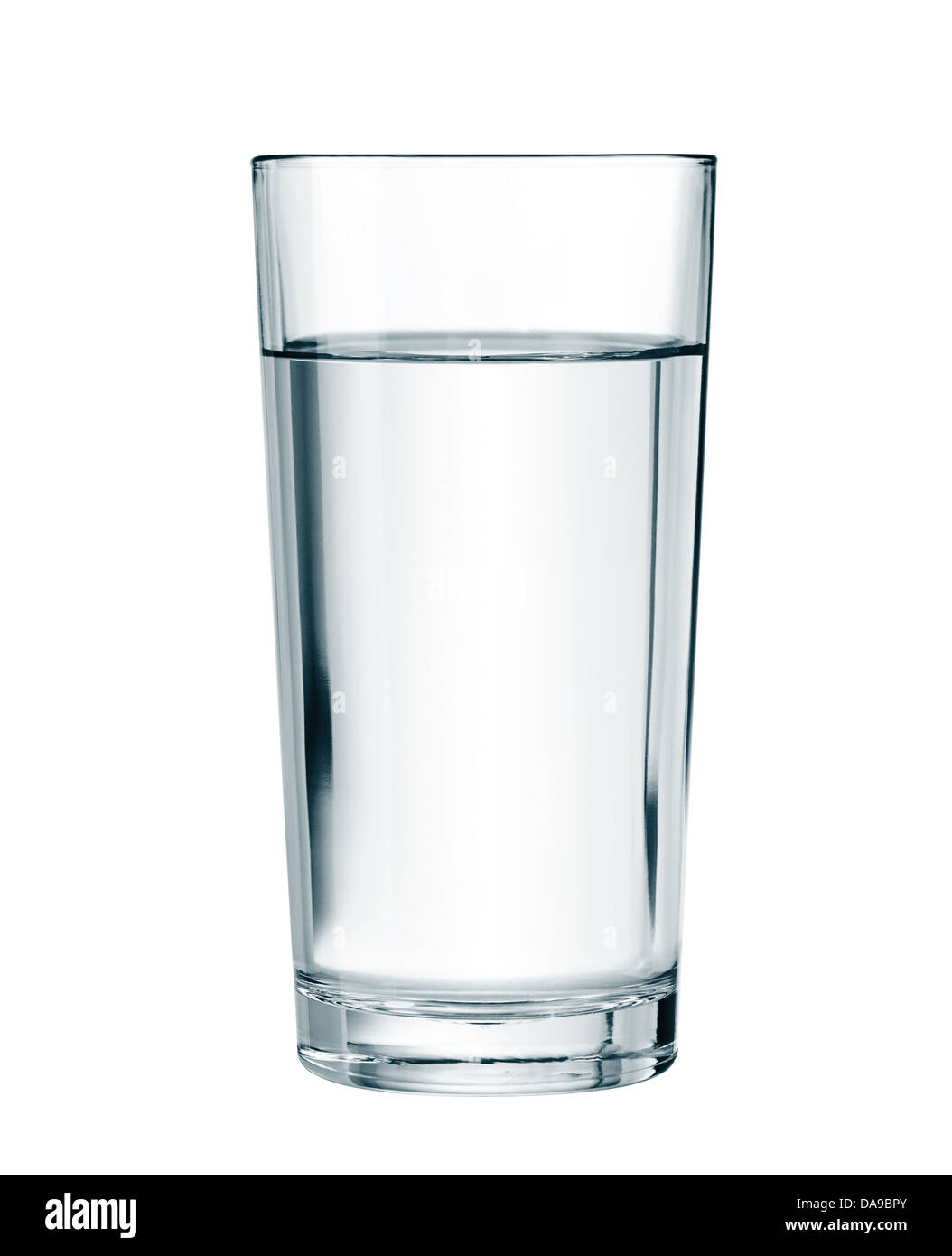 water glass isolated with clipping path included Stock Photo