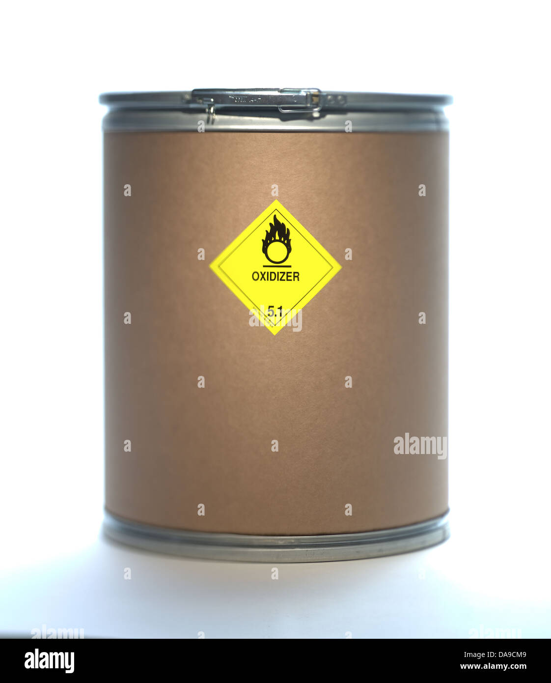Oxidizer barrel Stock Photo