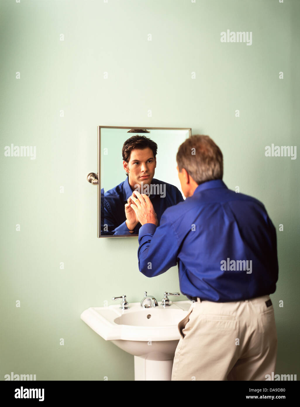 Concept reflection man hi-res stock photography and images - Alamy