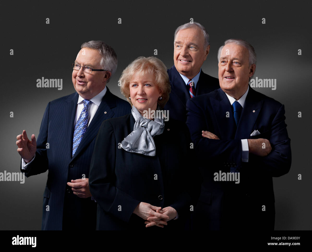 Canadian Prime Ministers Stock Photo