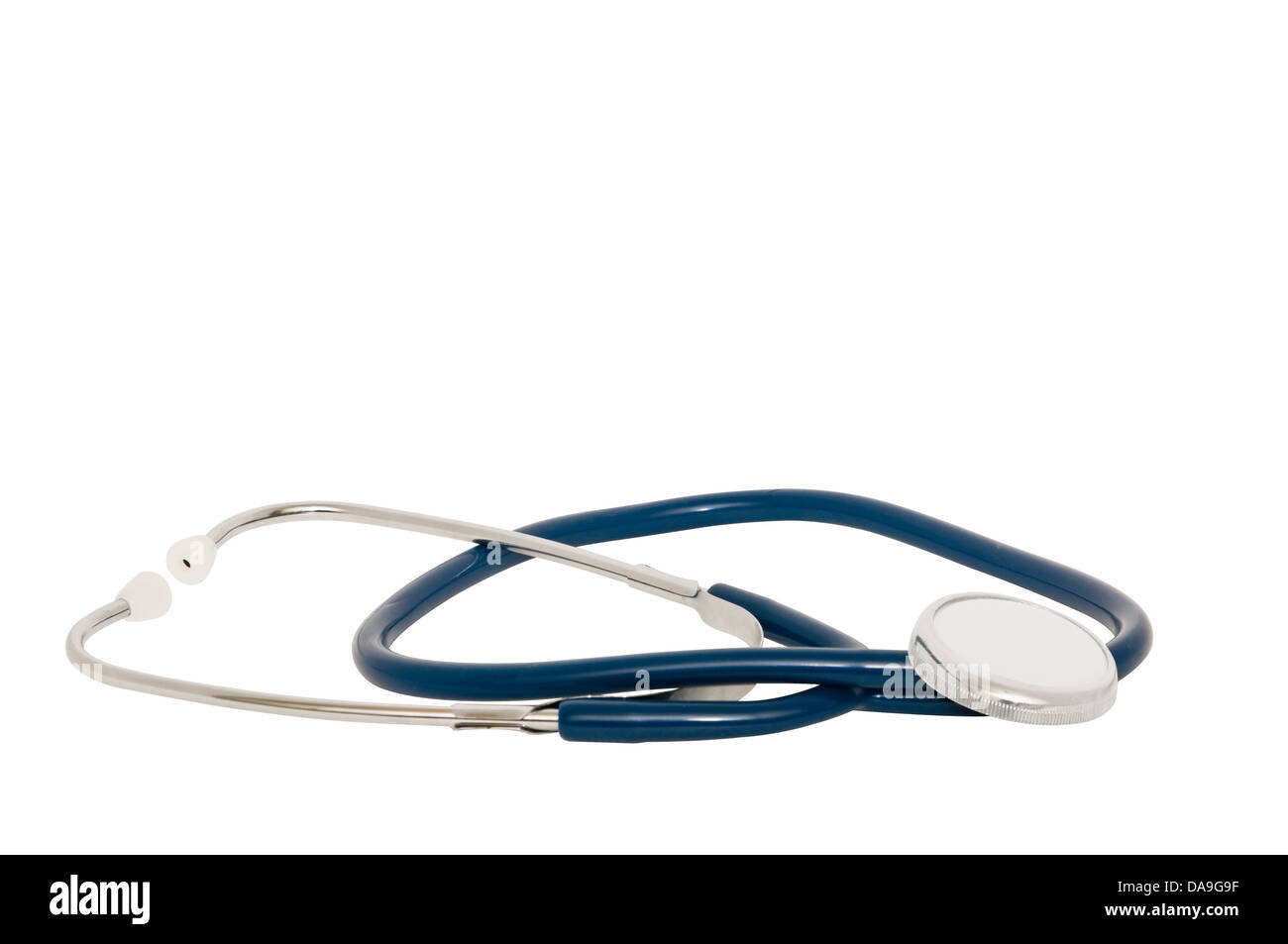 Stethoscope isolated against a white background Stock Photo - Alamy