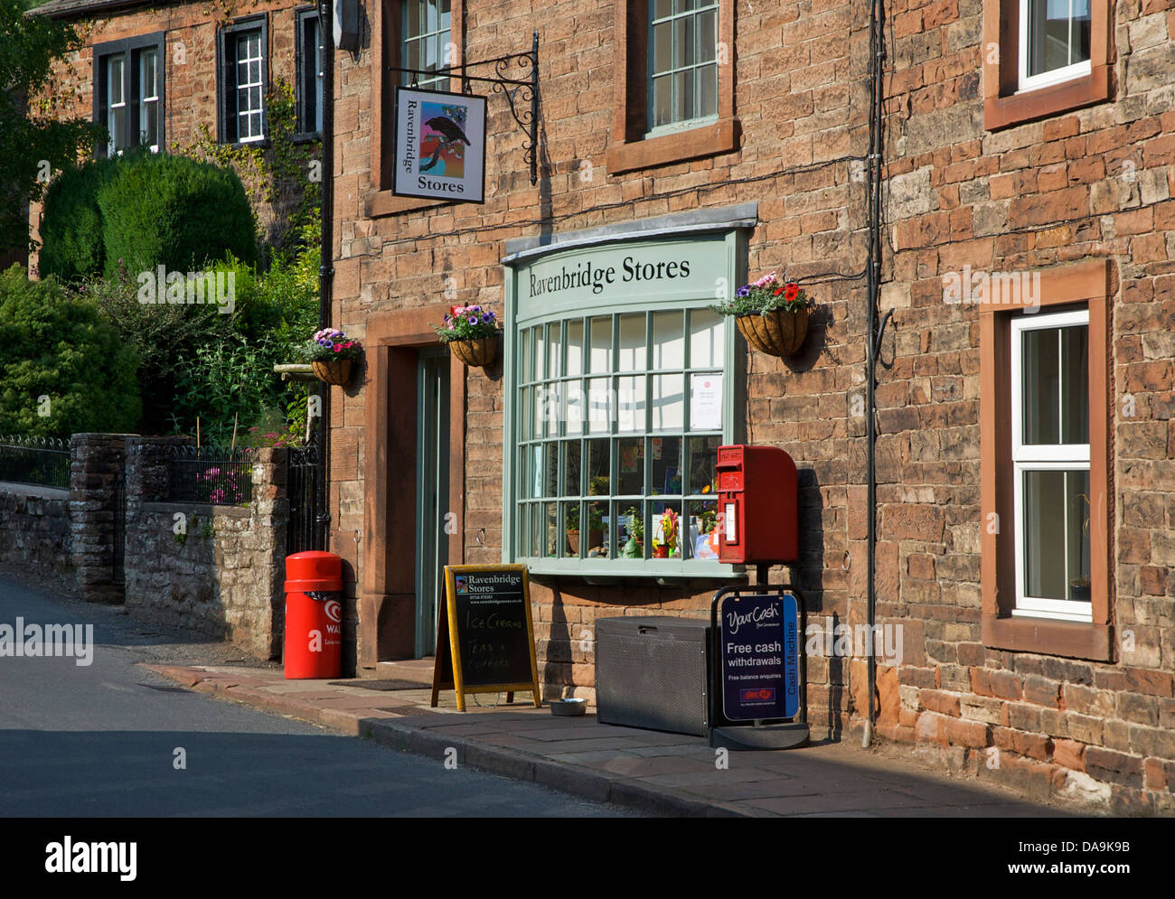 Ravenbridge Stores, a village shop in Kirkoswald, Eden Valley, Cumbria