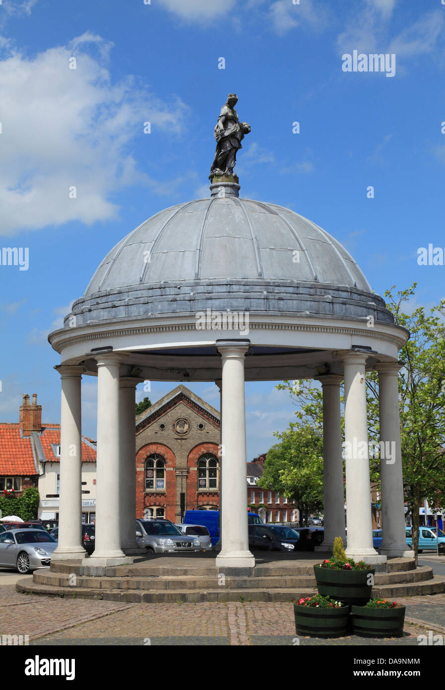 Swaffham, Norfolk, 18th century Market Cross, England UK town towns