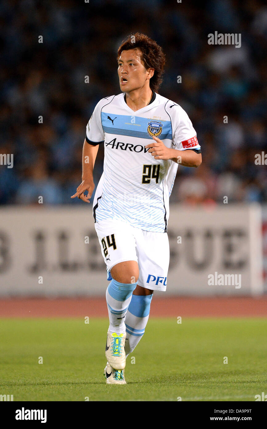 Koya Kazama Frontale July 6 13 Football Soccer 13 J League Division 1 Match Between Kawasaki Frontale 4 2 Kashima Antlers At Todoroki Stadium In Kanagawa Japan Photo By Aflo Stock Photo Alamy