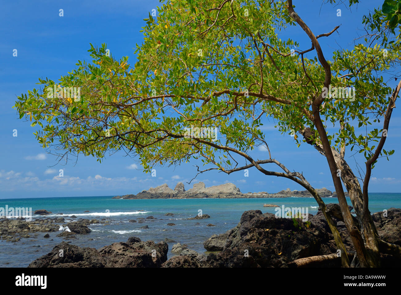 Central America, Costa Rica, Corcovado, National Park, Osa Peninsula, coast, pacific, beach, Puntarenas, Stock Photo