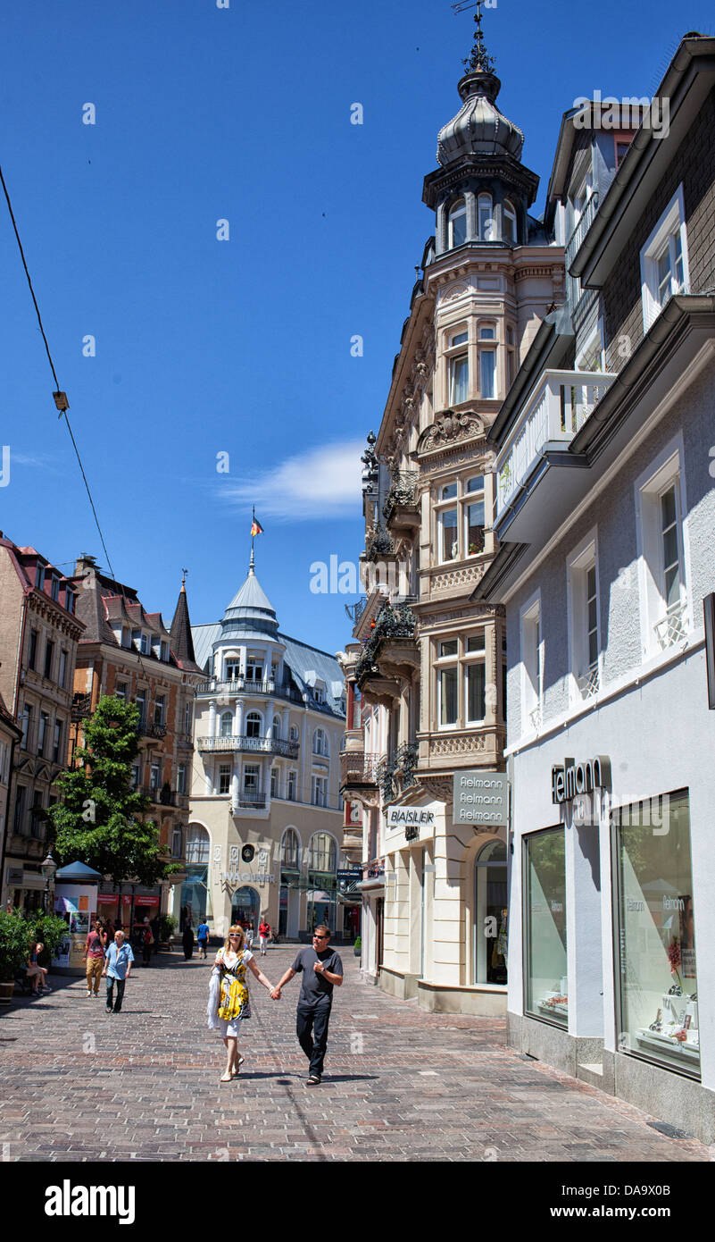 Street in BadenBaden. Germany Stock Photo Alamy