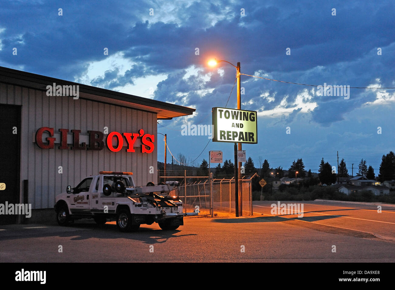 North America, Montana, USA, America, United States, Butte, shop, tow