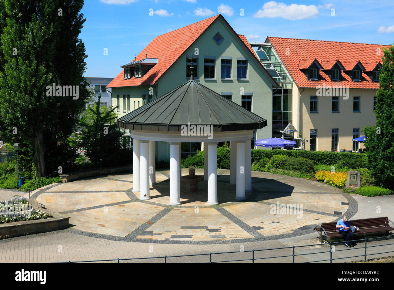 Brunnentempel der Arminiusquelle in Bad Lippspringe, Teutoburger Wald