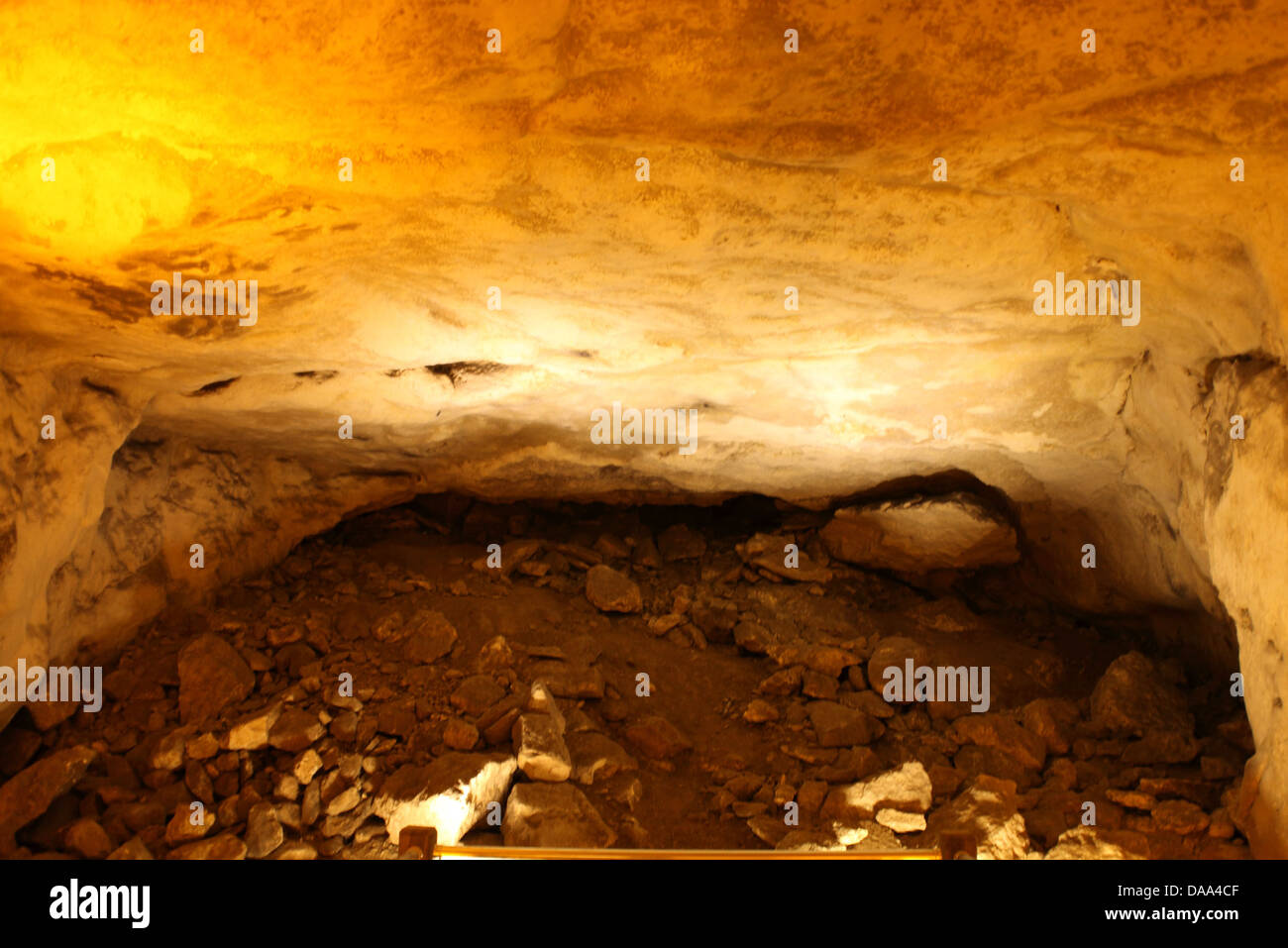 Cave area under excavation in ancient Duluk or Doliche Gaziantep South East Turkey Stock Photo