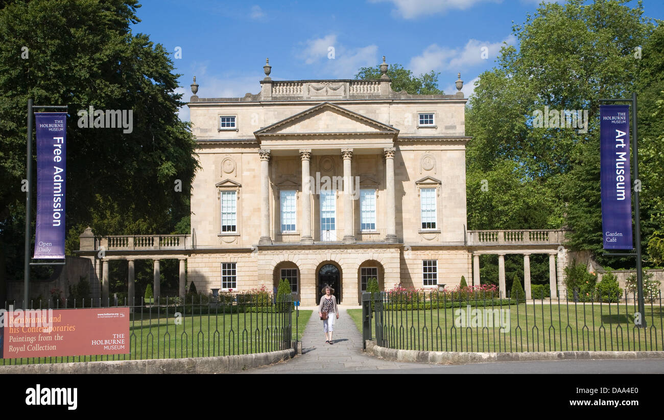 Grade 1 building Holburne Museum of Art, Bath, England Stock Photo Alamy