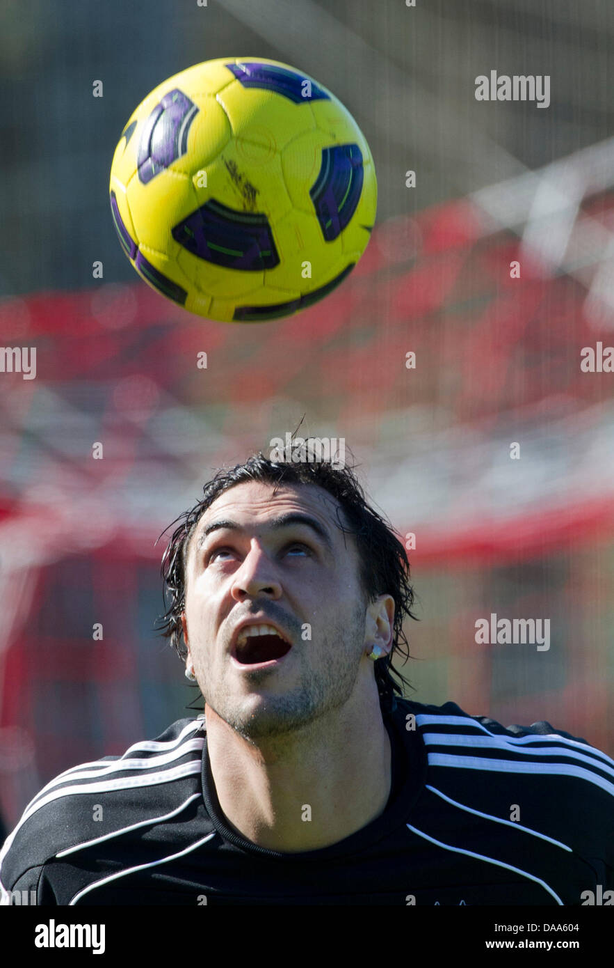 Hugo Almeida of Besiktas during the club's training camp in Belek, Turkey, 09 January 2011. Photo: Soeren Stache Stock Photo