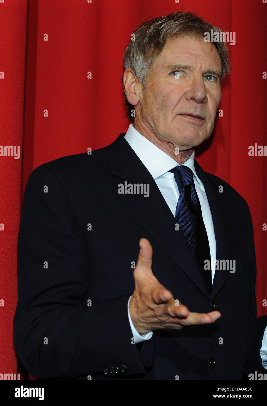 Us Actor Harrison Ford Arrives For The Premiere Of The Film 'morning 