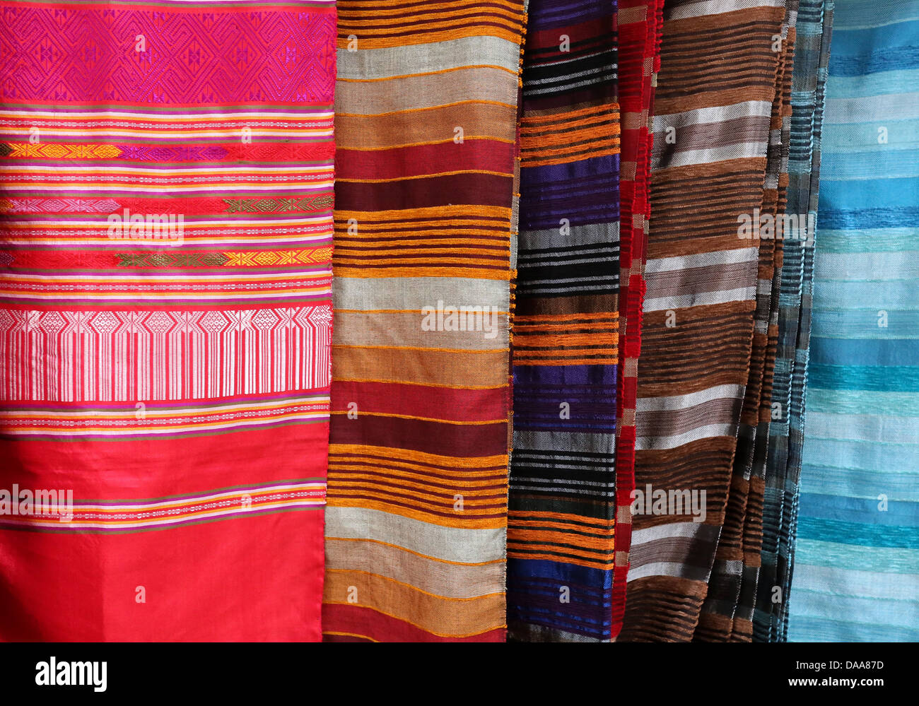 Traditional Moroccan textiles - beautiful colors and textures Stock Photo -  Alamy