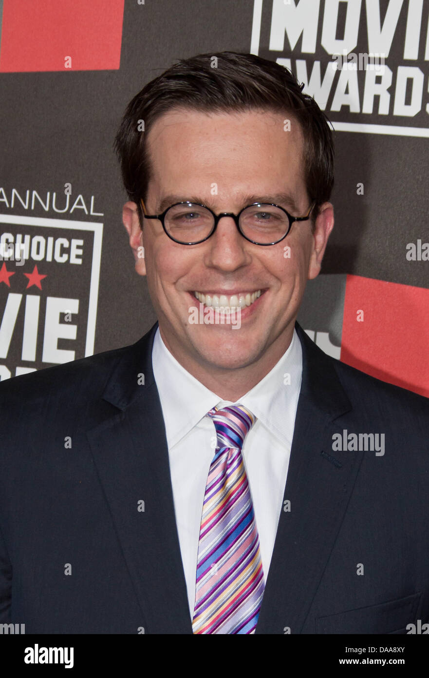 Actor Ed Helms Arrives At The 16th Annual Critic's Choice Movie Awards 