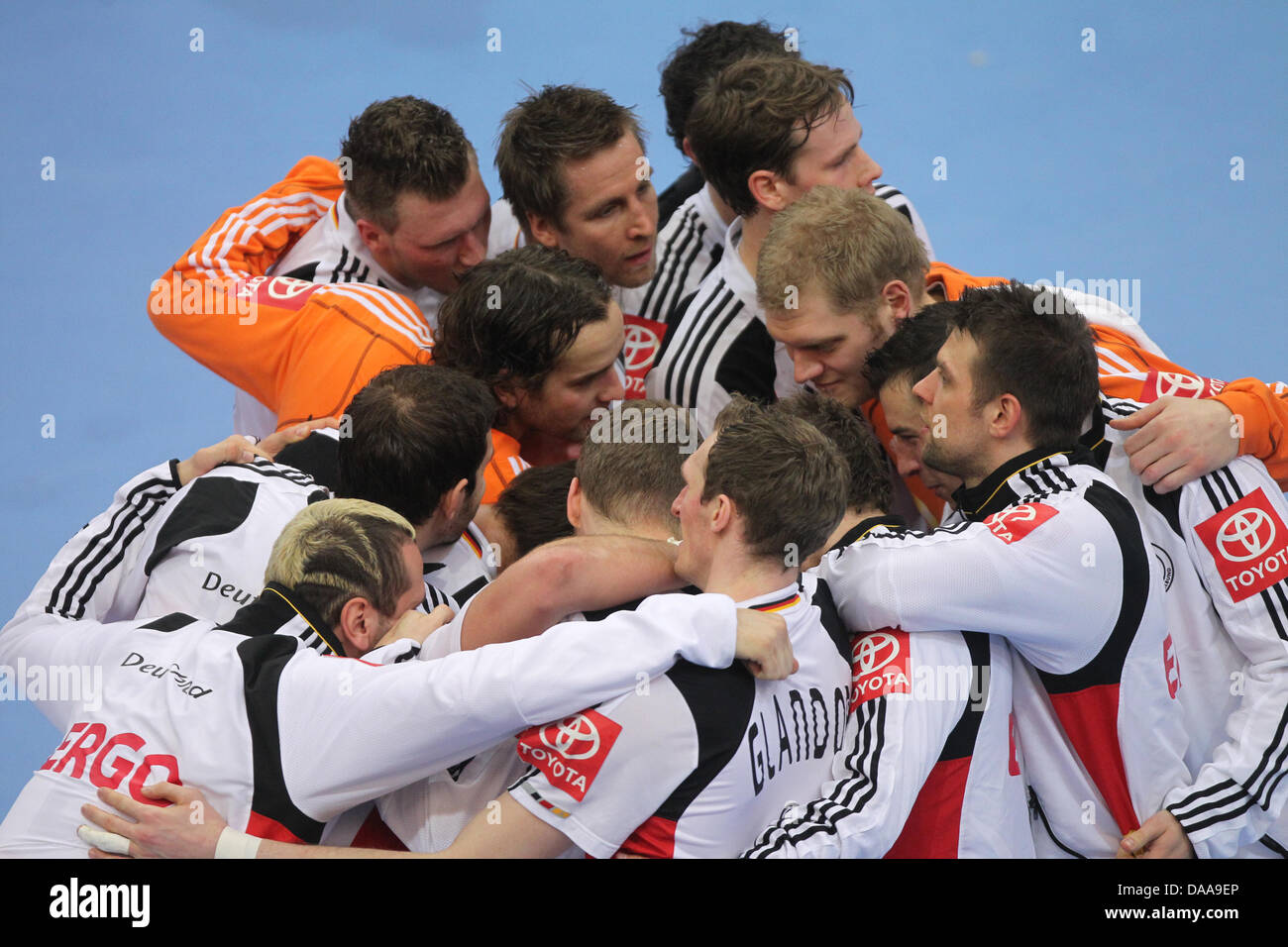 Team of Germany celebrates after winning the Men's Handball World ...