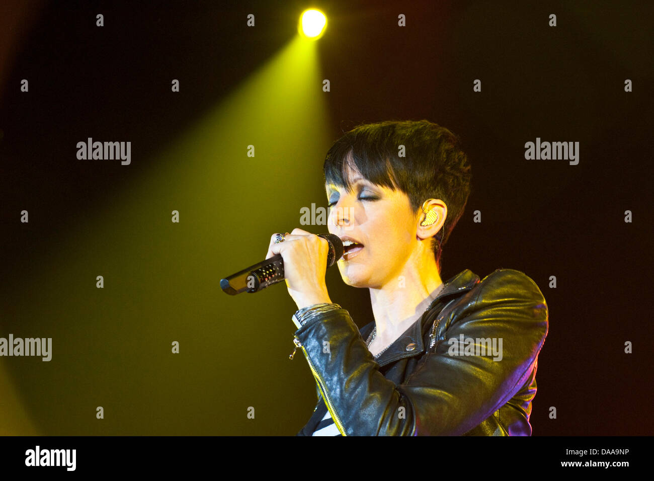 German singer Nena performs in Kempten, Germany, 14 January 2011. Photo Andreas Ellinger Stock