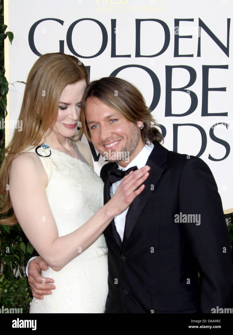 Australian actress Nicole Kidman and her husband, musician Keith Urban