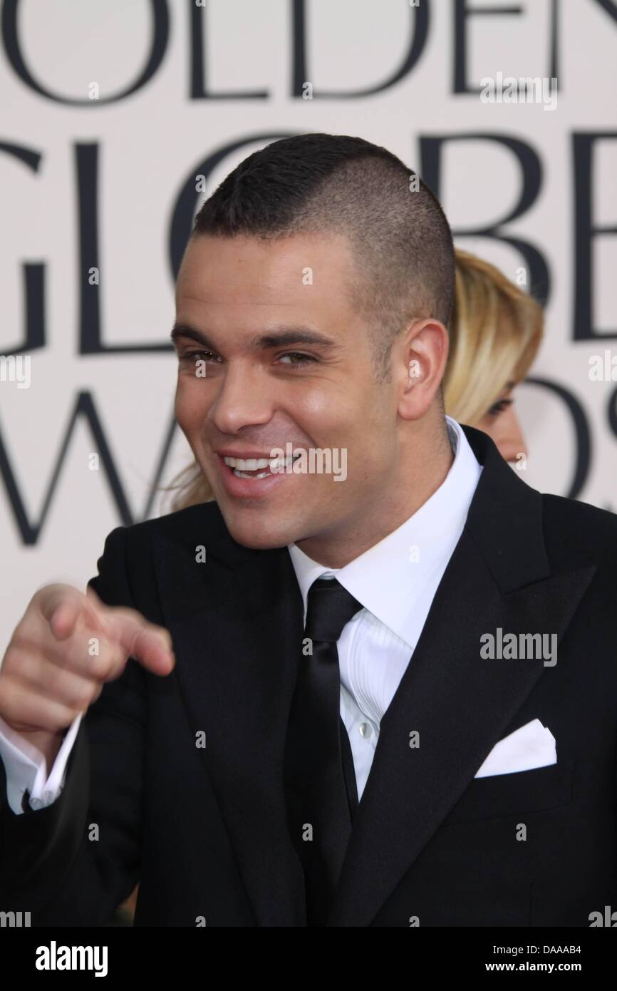 US actor Mark Salling arrives at the 68th Golden Globe Awards presented by the Hollywood Foreign Press Association at Hotel Beverly Hilton in Beverly Hills, Los Angeles, USA, 16 January 2011. Photo: Louis Garcia Stock Photo