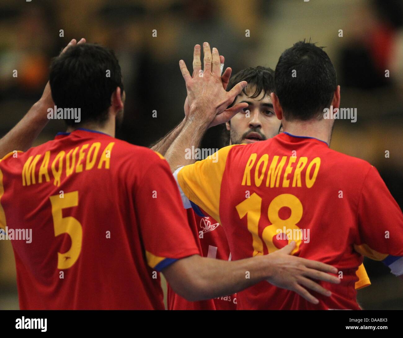 Pena Maqueda (LR), Raul Rodriguez Enterrios, Iker Fernandez