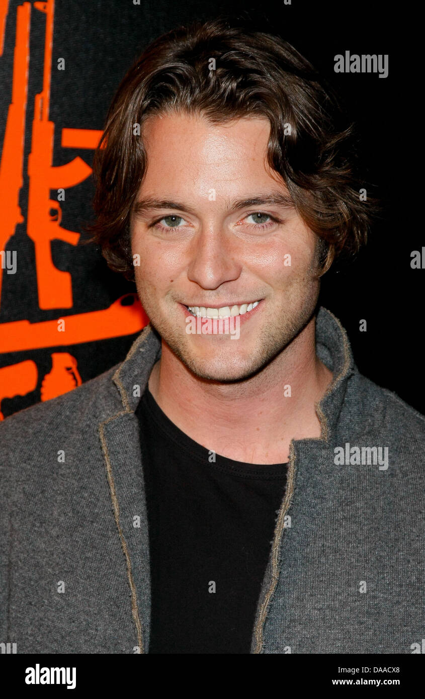 Actor Ryan Chase arrives at the premiere of “The Mechanic” at Arclight