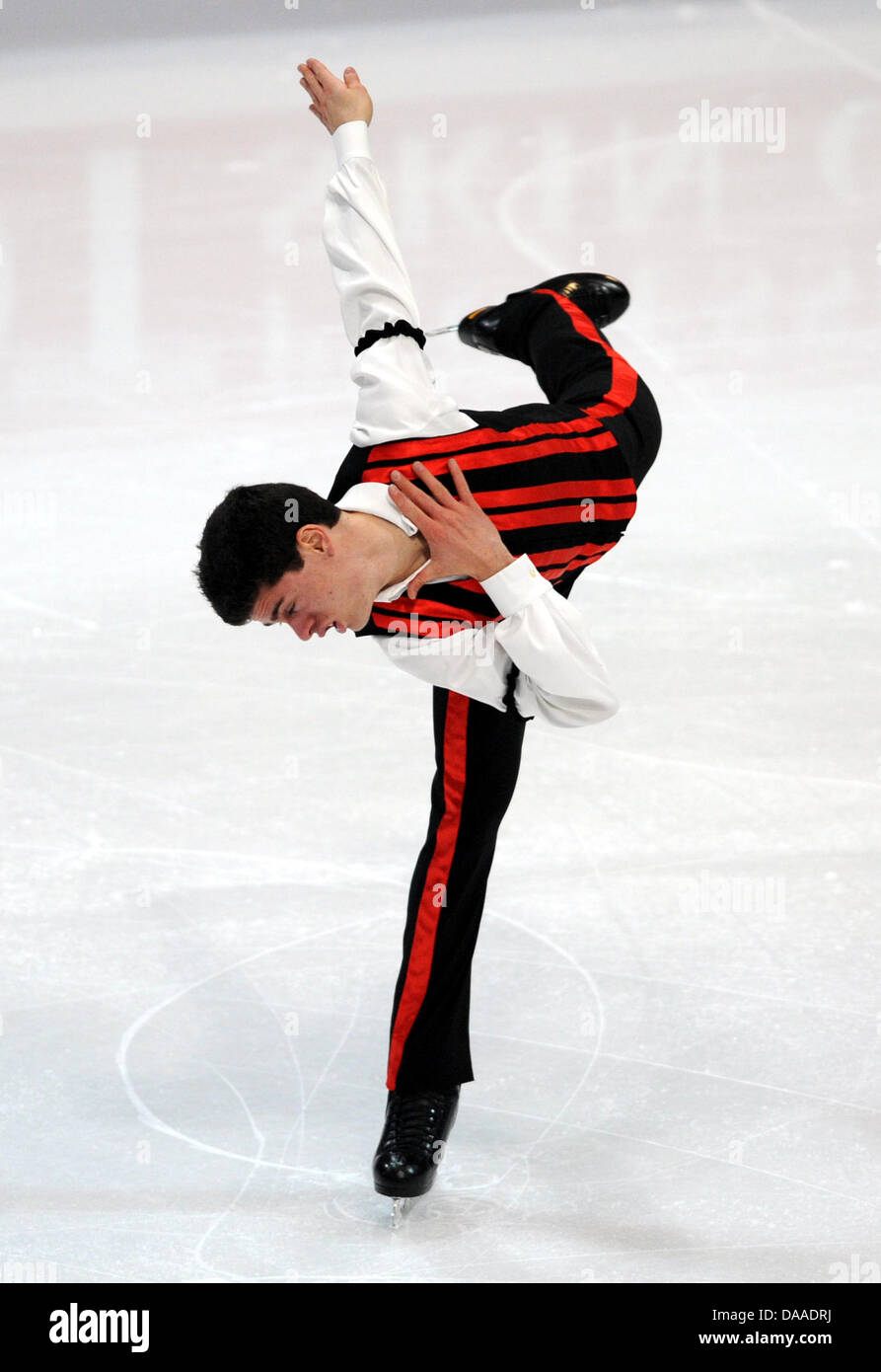 Spain's Javier Raya competes at the European Figure Skating ...