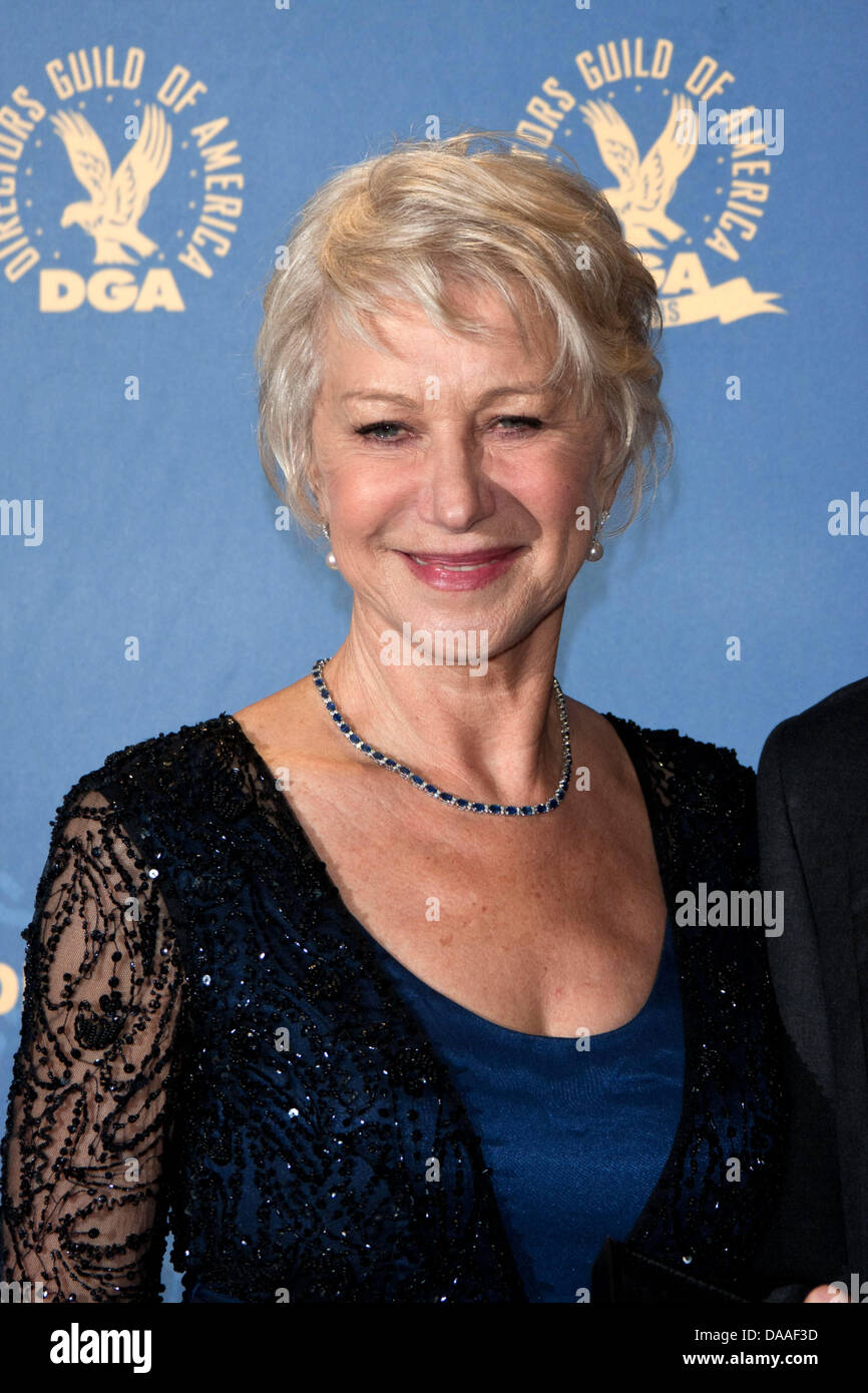 Actress Helen Mirren poses for pictures in the press room of the 63rd ...